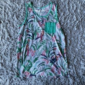 (Mens) Floral Tank Top